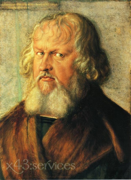Albrecht Duerer - Portrait des Hieronymus Holzschuher